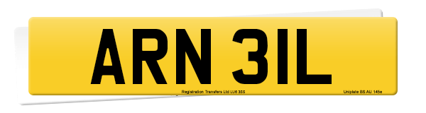 Registration number ARN 31L